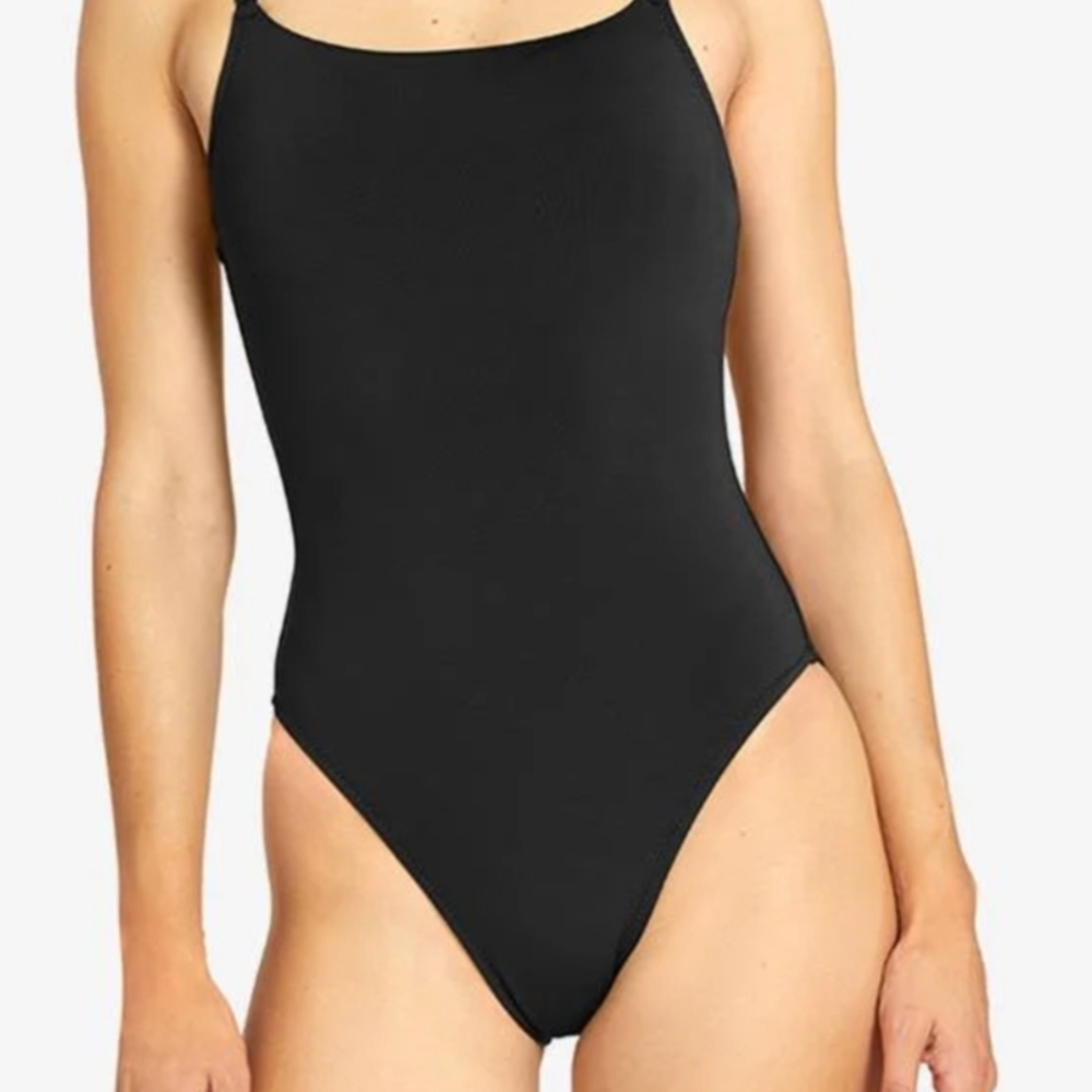 Robin Piccone Sleek Black Women's One-Piece Swimsuit